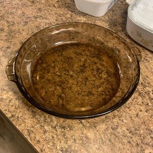 Amber Glass Baking Dish